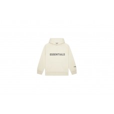 Fear of God Essentials Pullover Hoodie Applique Logo Buttercream