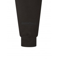 Fear of God Essentials 3D Silicon Applique Pullover Hoodie Weathered Black