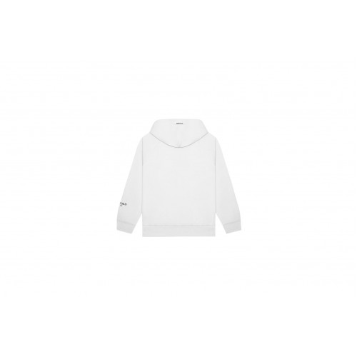 Оригинальный шмот Fear of God Essentials 3D Silicon Applique Pullover Hoodie White