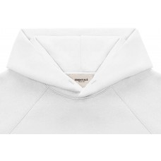 Fear of God Essentials 3D Silicon Applique Pullover Hoodie White