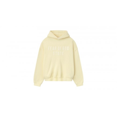 Fear of God Essentials 90s Fleece Hoodie Garden Yellow