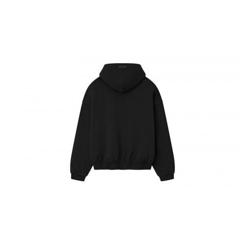 Fear of God Essentials 90s Fleece Hoodie Jet Black