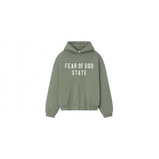 Fear of God Essentials 90s Fleece Hoodie Moss