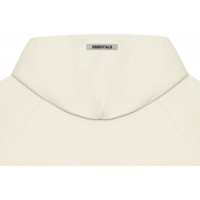 Fear of God Essentials 3D Silicon Applique Full Zip Up Hoodie Buttercream