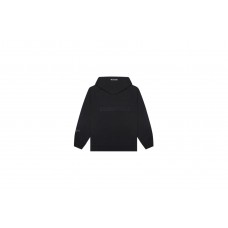 Fear of God Essentials 3D Silicon Applique Full Zip Up Hoodie Dark Slate/Stretch Limo/Black