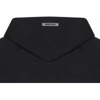 Fear of God Essentials 3D Silicon Applique Full Zip Up Hoodie Dark Slate/Stretch Limo/Black