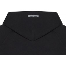 Fear of God Essentials 3D Silicon Applique Full Zip Up Hoodie Dark Slate/Stretch Limo/Black