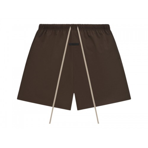 Fear of God Essentials Bonded Nylon Soccer Short Brown