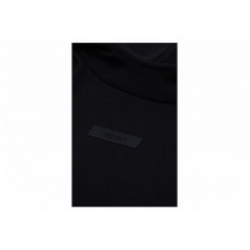 Fear of God Essentials Chest Logo Hoodie Jet Black/Jet Black