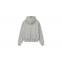 Fear of God Essentials Classic Fleece Hoodie Concrete Heather