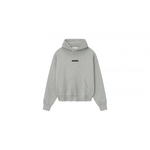 Fear of God Essentials Classic Fleece Hoodie Concrete Heather
