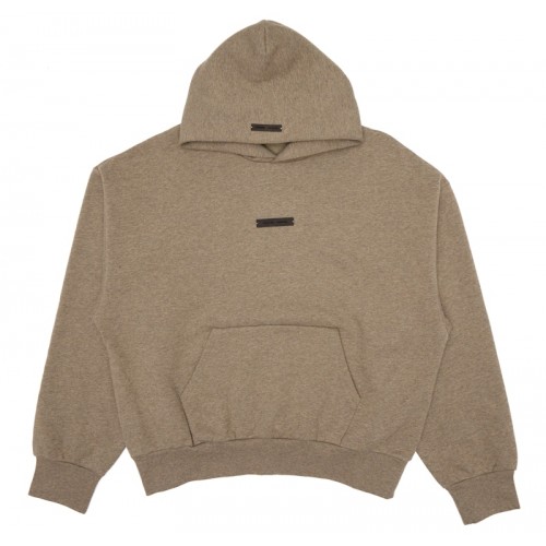 Fear of God Essentials Classic Fleece Hoodie (FW25) Homestead Heather