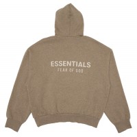 Fear of God Essentials Classic Fleece Hoodie (FW25) Homestead Heather