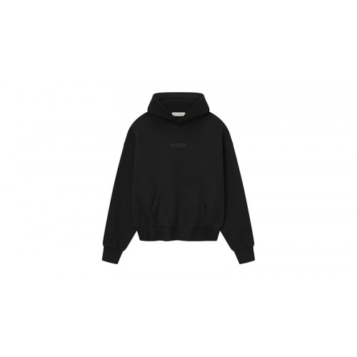 Fear of God Essentials Classic Fleece Hoodie Jet Black