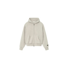 Fear of God Essentials Classic Full Zip Hoodie Heather Stone