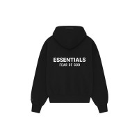 Fear of God Essentials Classic Hoodie Jet Black