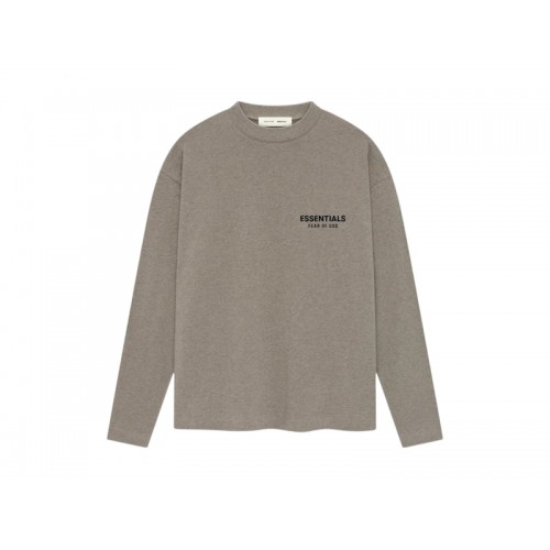 Fear of God Essentials Classic Long Sleeve Tee Homestead Heather Fear of God Essentials Classic Long Sleeve Tee Homestead Heather