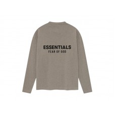 Fear of God Essentials Classic Long Sleeve Tee Homestead Heather