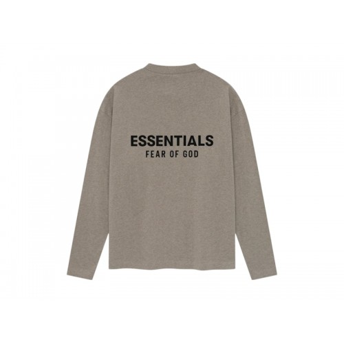 Fear of God Essentials Classic Long Sleeve Tee Homestead Heather Fear of God Essentials Classic Long Sleeve Tee Homestead Heather