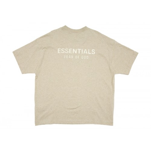 Fear of God Essentials Classic Short Sleeve Tee Heather Stone