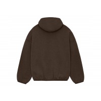 Fear of God Essentials Core Collection Hoodie Heather Wood