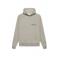 Fear of God Essentials Core Collection Pullover Hoodie Dark Heather Oatmeal