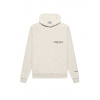 Fear of God Essentials Core Collection Pullover Hoodie Light Heather Oatmeal