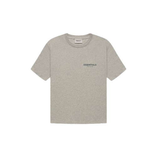 Оригинальный шмот Fear of God Essentials Core Collection T-shirt Dark Heather Oatmeal