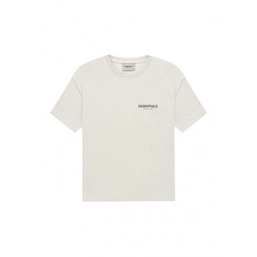 Оригинальный шмот Fear of God Essentials Core Collection T-shirt Light Heather Oatmeal