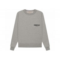 Fear of God Essentials Crewneck (SS22) Dark Oatmeal