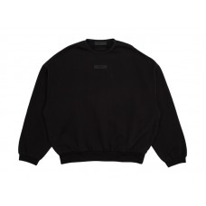 Fear of God Essentials Crewneck Sweatshirt (SS24) Jet Black