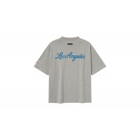 Fear of God Essentials Dodgers 90's Tee Concrete Heather