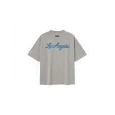 Fear of God Essentials Dodgers 90's Tee Concrete Heather