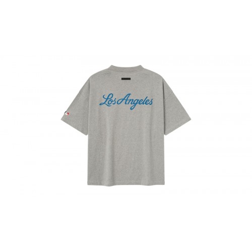 Fear of God Essentials Dodgers 90's Tee Concrete Heather