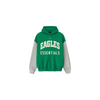 Fear of God Essentials Eagles Sport Hoodie Golf Green/Concrete Heather