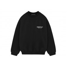 Fear of God Essentials Fleece Crewneck (FW24) Black