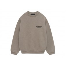 Fear of God Essentials Fleece Crewneck (FW24) Heather Gray