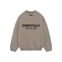 Fear of God Essentials Fleece Crewneck (FW24) Heather Gray