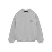 Fear of God Essentials Fleece Crewneck Light Heather Gray