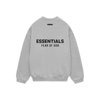Fear of God Essentials Fleece Crewneck Light Heather Gray