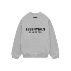 Fear of God Essentials Fleece Crewneck Light Heather Gray