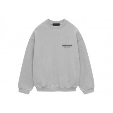 Fear of God Essentials Fleece Crewneck Light Heather Gray