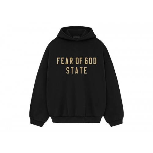 Fear of God Essentials Fleece Hoodie Black
