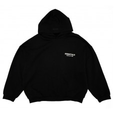 Fear of God Essentials Fleece Hoodie (FW24) Black