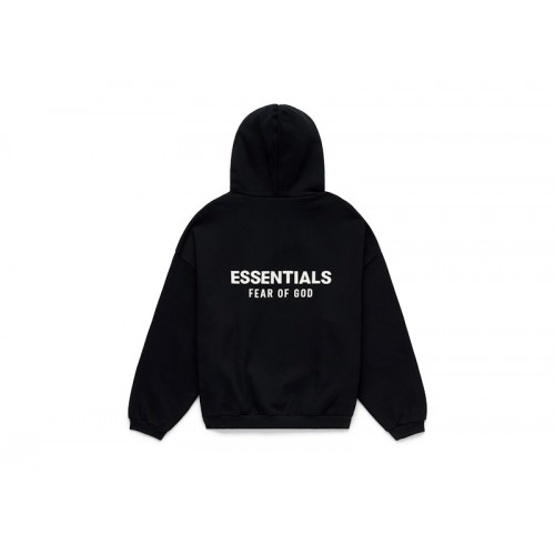 Fear of God Essentials Fleece Hoodie (FW24) Black