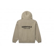 Fear of God Essentials Fleece Hoodie (FW24) Heather Gray