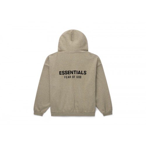 Fear of God Essentials Fleece Hoodie (FW24) Heather Gray
