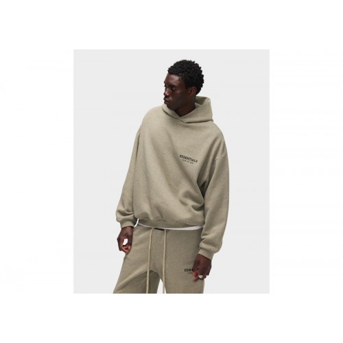 Fear of God Essentials Fleece Hoodie (FW24) Heather Gray