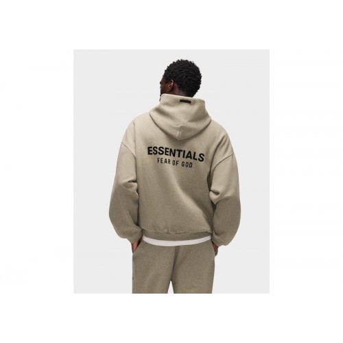 Fear of God Essentials Fleece Hoodie (FW24) Heather Gray
