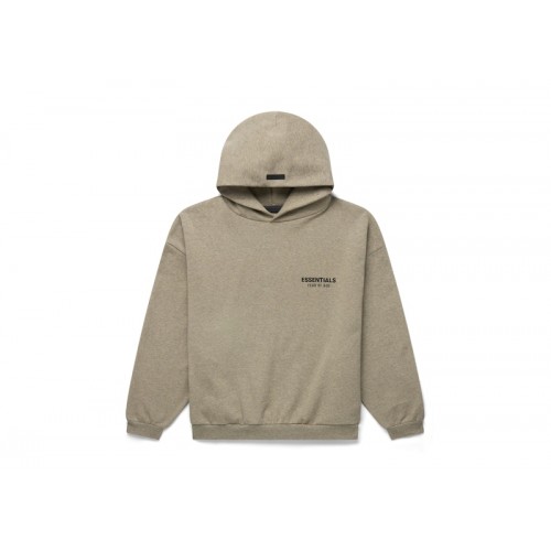 Fear of God Essentials Fleece Hoodie (FW24) Heather Gray
